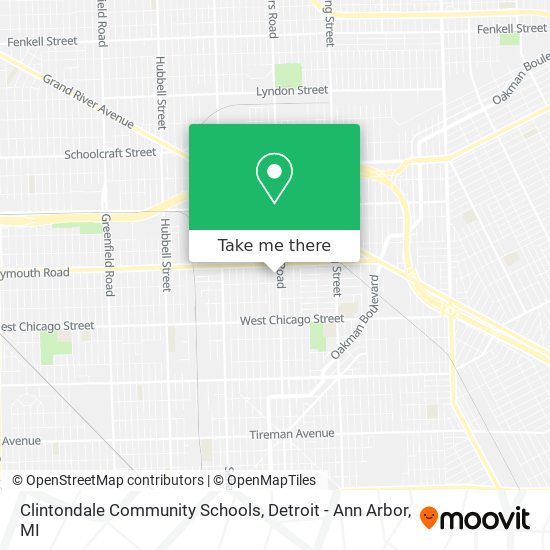 Mapa de Clintondale Community Schools