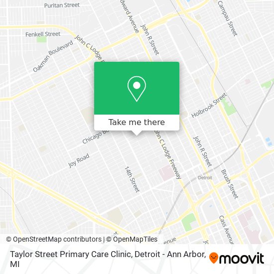 Mapa de Taylor Street Primary Care Clinic