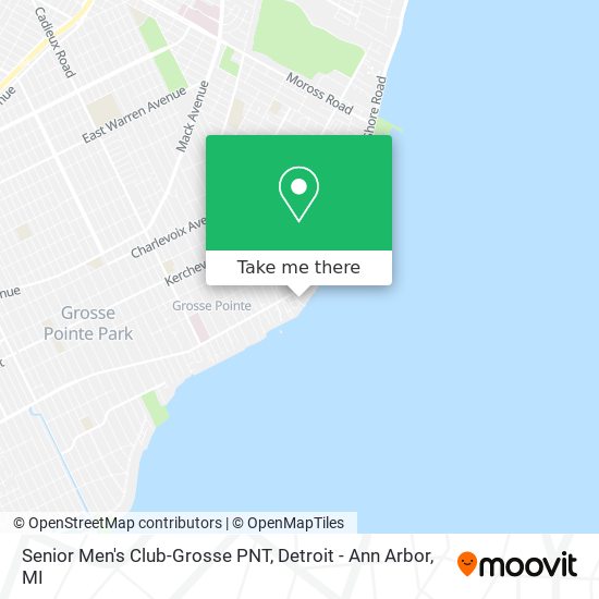 Senior Men's Club-Grosse PNT map