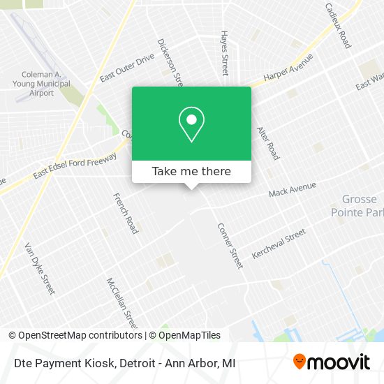 Dte Payment Kiosk map