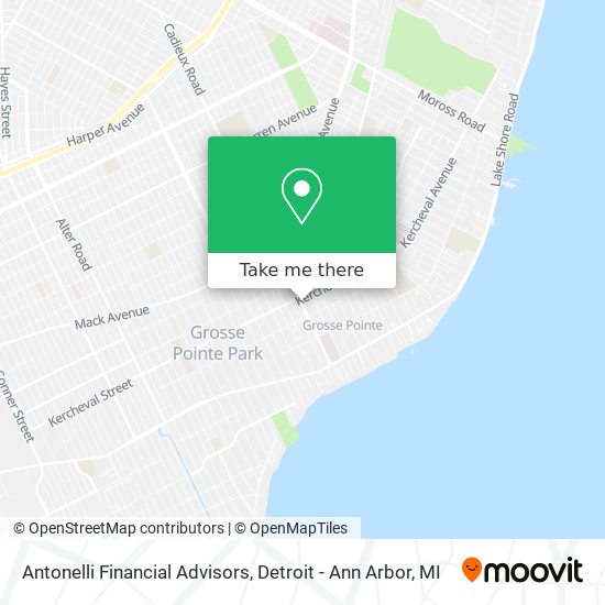 Antonelli Financial Advisors map