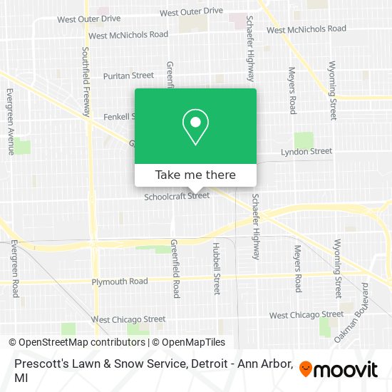 Mapa de Prescott's Lawn & Snow Service