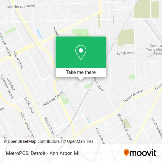MetroPCS map