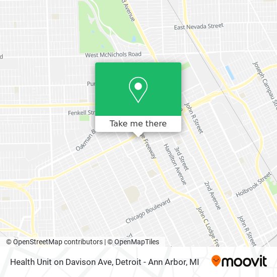 Health Unit on Davison Ave map