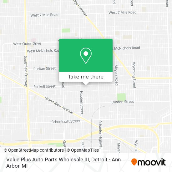 Value Plus Auto Parts Wholesale III map