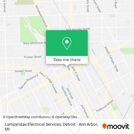 Lampyridae Electrical Services map