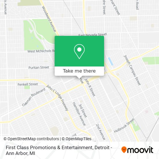 Mapa de First Class Promotions & Entertainment