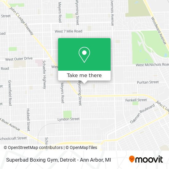Superbad Boxing Gym map