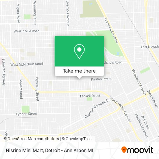 Mapa de Nisrine Mini Mart