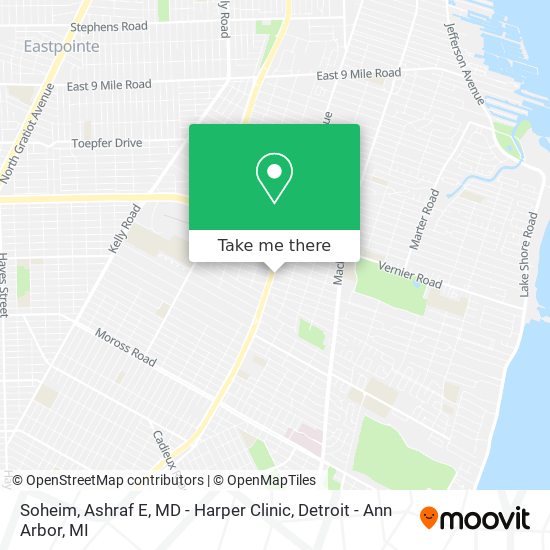 Mapa de Soheim, Ashraf E, MD - Harper Clinic