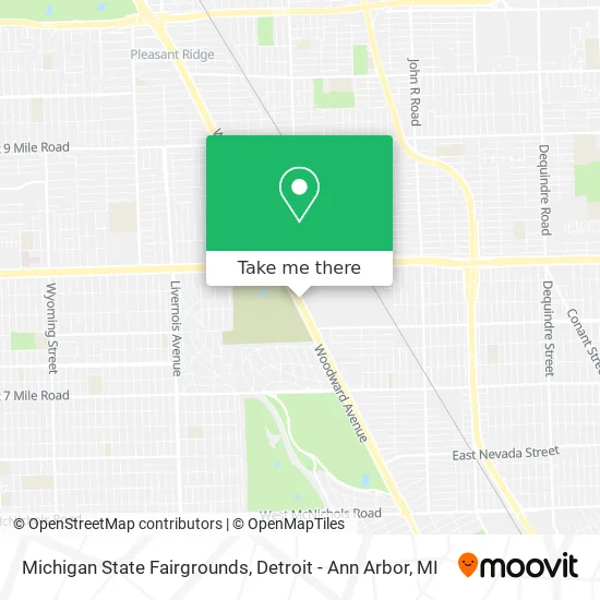 Mapa de Michigan State Fairgrounds