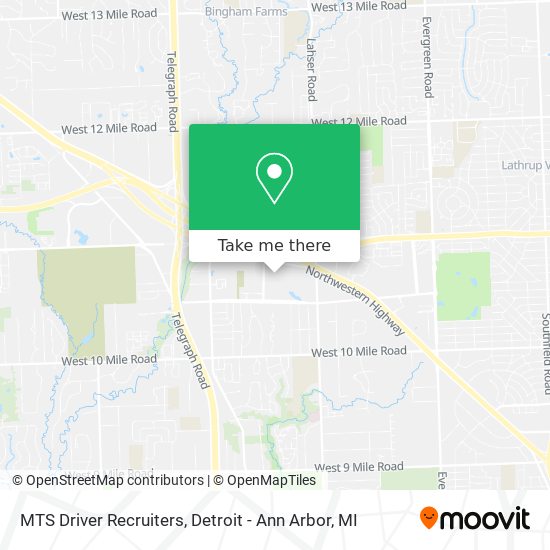 MTS Driver Recruiters map