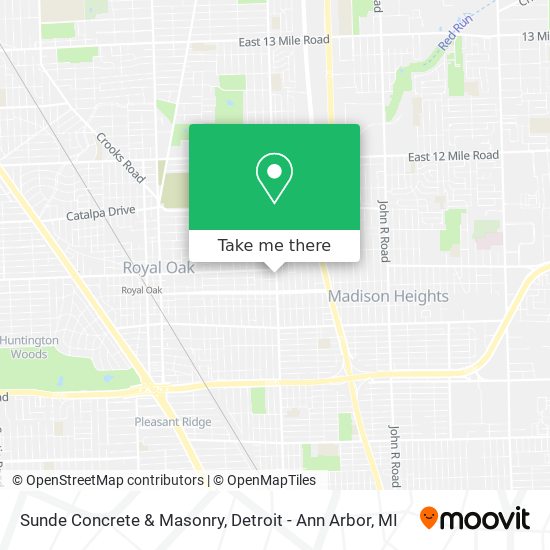 Sunde Concrete & Masonry map