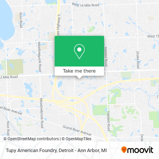 Tupy American Foundry map