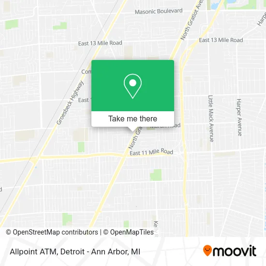 Allpoint ATM map