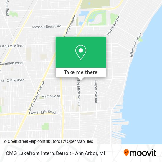 CMG Lakefront Intern map