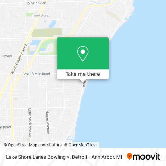Lake Shore Lanes Bowling > map