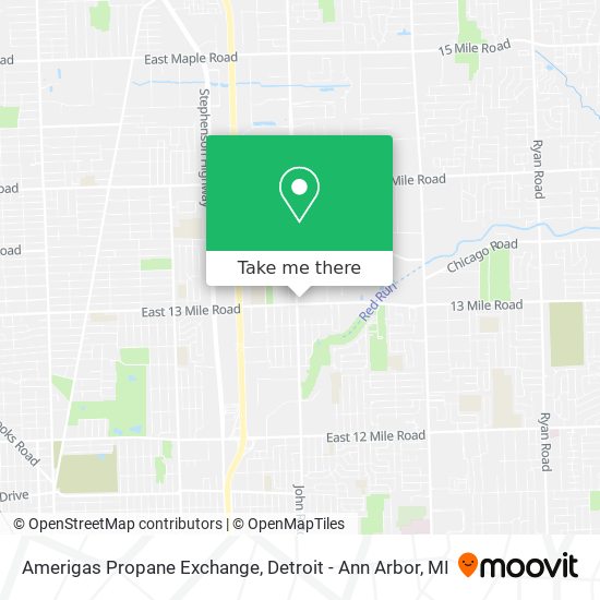 Mapa de Amerigas Propane Exchange