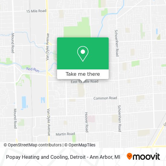 Mapa de Popay Heating and Cooling