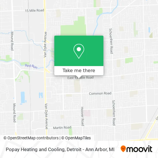 Popay Heating and Cooling map