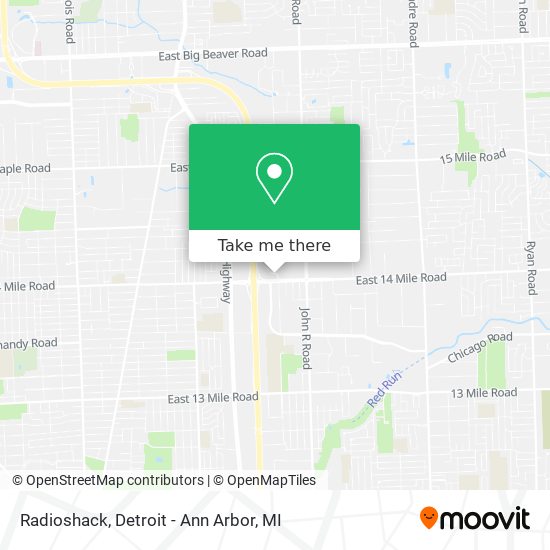 Radioshack map