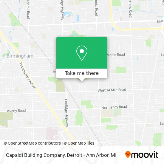 Capaldi Building Company map