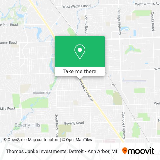 Thomas Janke Investments map