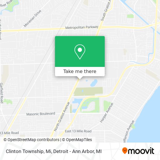 Clinton Township, Mi map