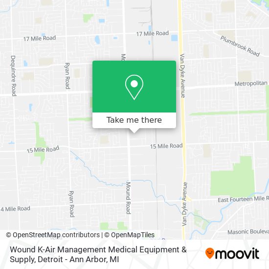 Wound K-Air Management Medical Equipment & Supply map