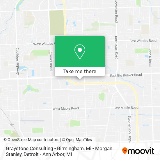 Graystone Consulting - Birmingham, Mi - Morgan Stanley map