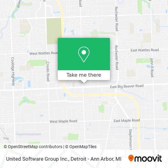 United Software Group Inc. map
