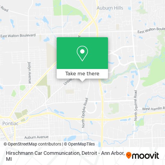 Hirschmann Car Communication map