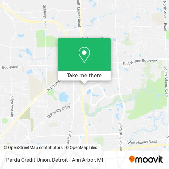 Parda Credit Union map
