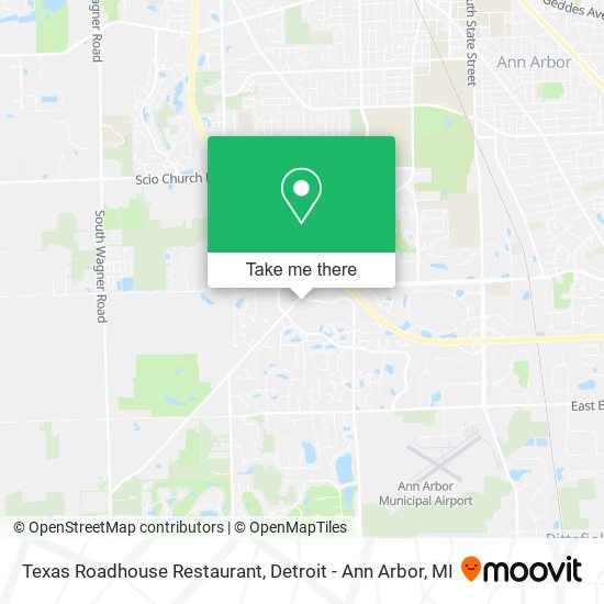 Mapa de Texas Roadhouse Restaurant