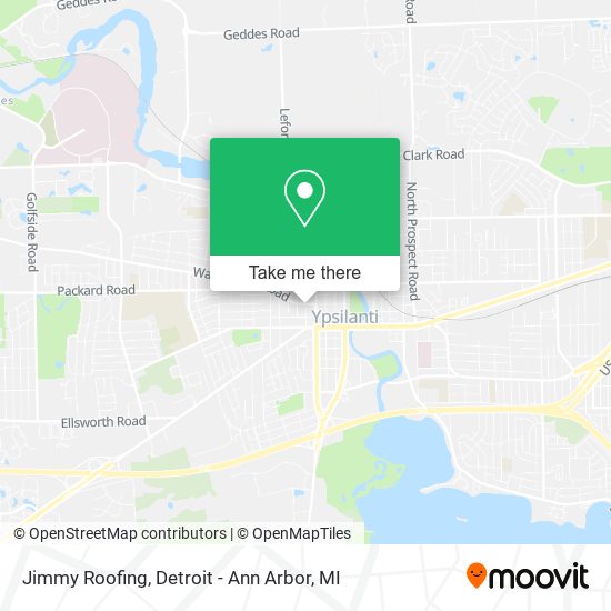 Mapa de Jimmy Roofing