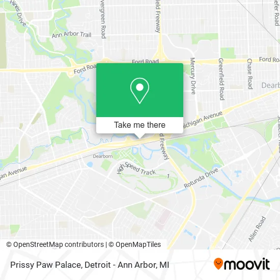 Prissy Paw Palace map