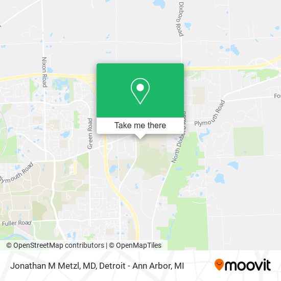 Mapa de Jonathan M Metzl, MD