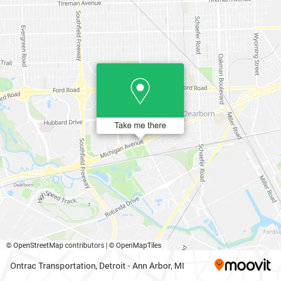 Mapa de Ontrac Transportation