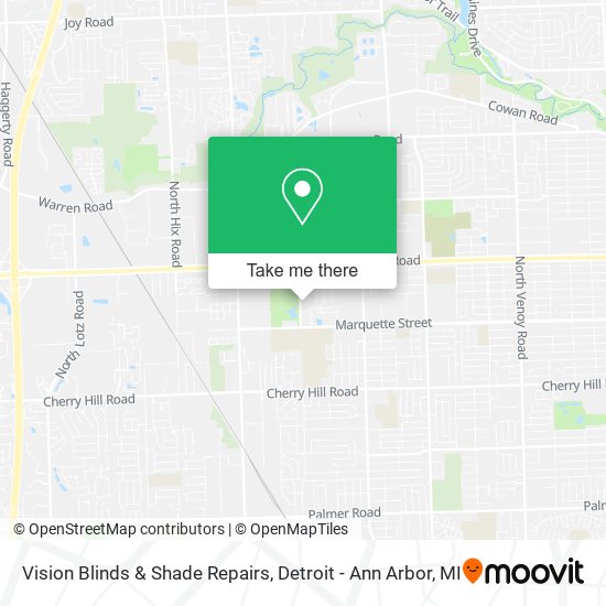 Mapa de Vision Blinds & Shade Repairs