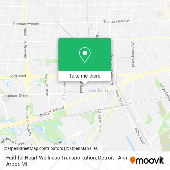 Mapa de Faithful Heart Wellness Transportation