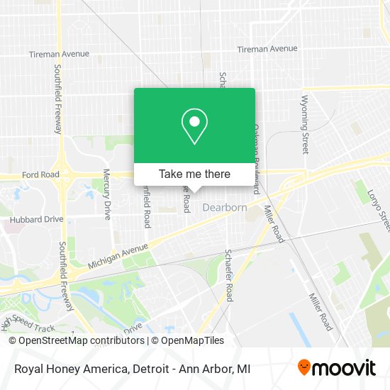 Royal Honey America map