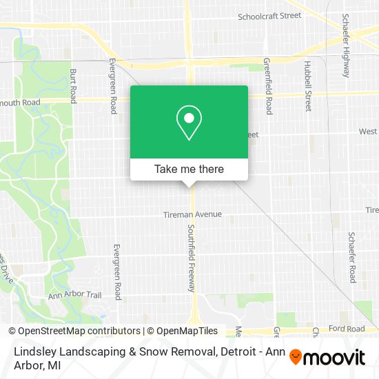 Mapa de Lindsley Landscaping & Snow Removal