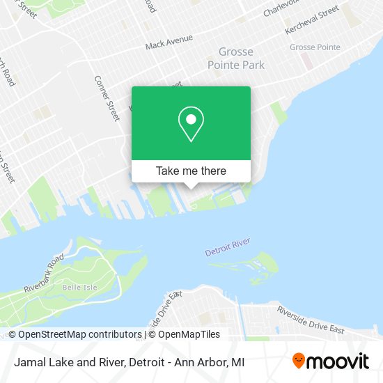 Mapa de Jamal Lake and River