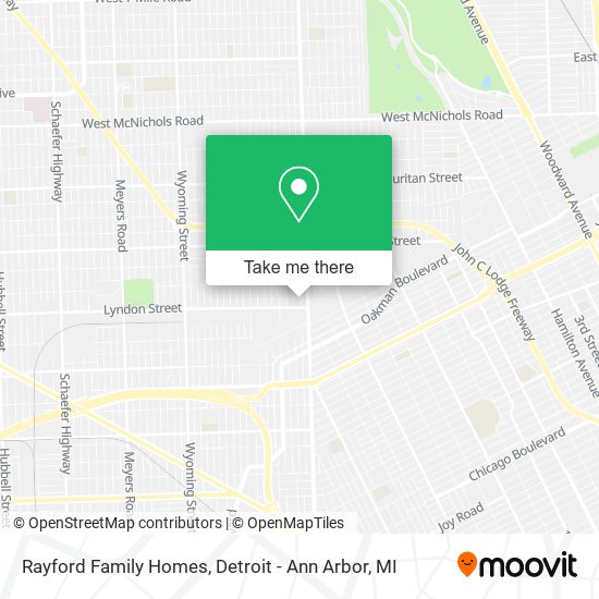 Mapa de Rayford Family Homes