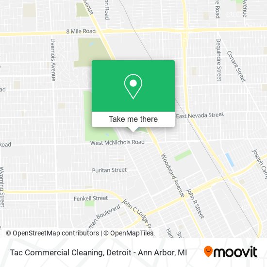 Tac Commercial Cleaning map