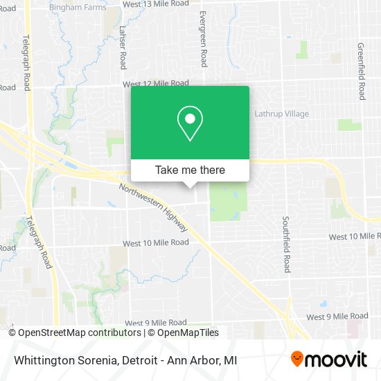 Whittington Sorenia map