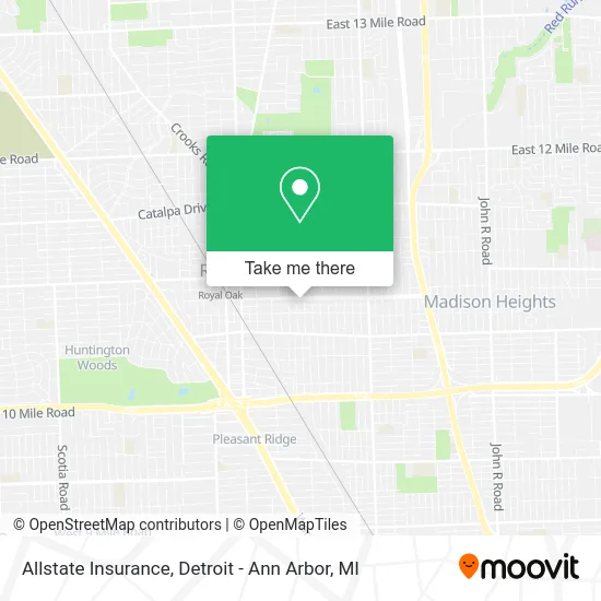 Allstate Insurance map