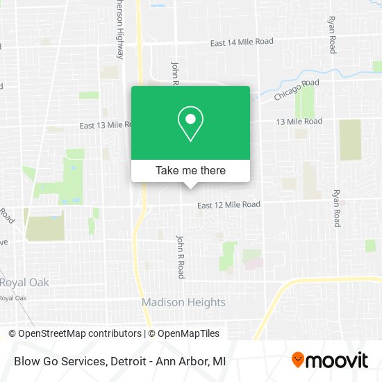 Mapa de Blow Go Services