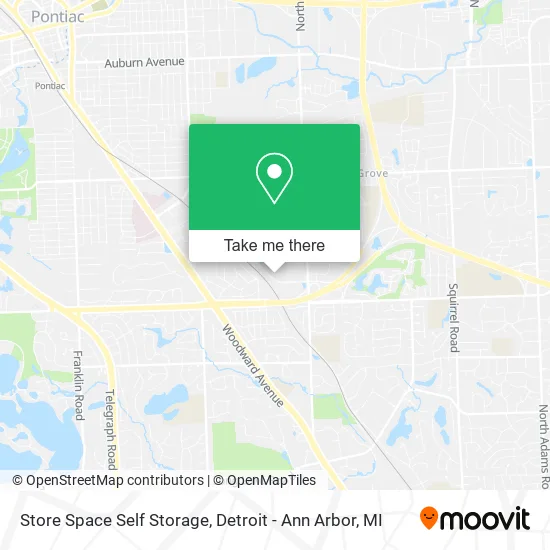 Store Space Self Storage map