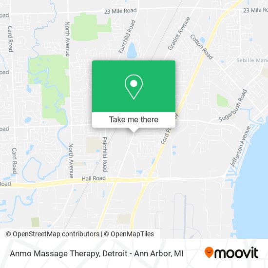 Anmo Massage Therapy map